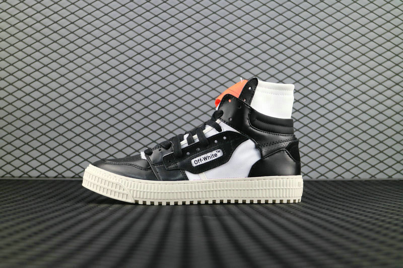 OFF WHITE CO VIRGIL ABLOH 18SS Low 3.0 High Black White Official Shoe Shox SB Shoe For Sale